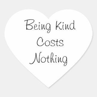 Kindness Heart Sticker