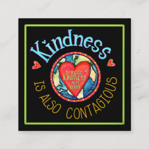 “Kindness is Also Contagious” Kindness Cards