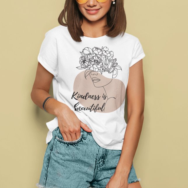 Kindness is Beautiful Abstract T-Shirt (Creator Uploaded)