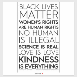 Kindness Is Everything Vinyl Stickers