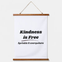 Kindness Is Free Sprinkle It Everywhere Black Typo