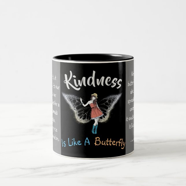 Kindness Is Like A Butterfly Coffee Mug (Center)