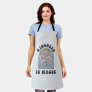 Kindness is Magic Vintage Flowers Apron