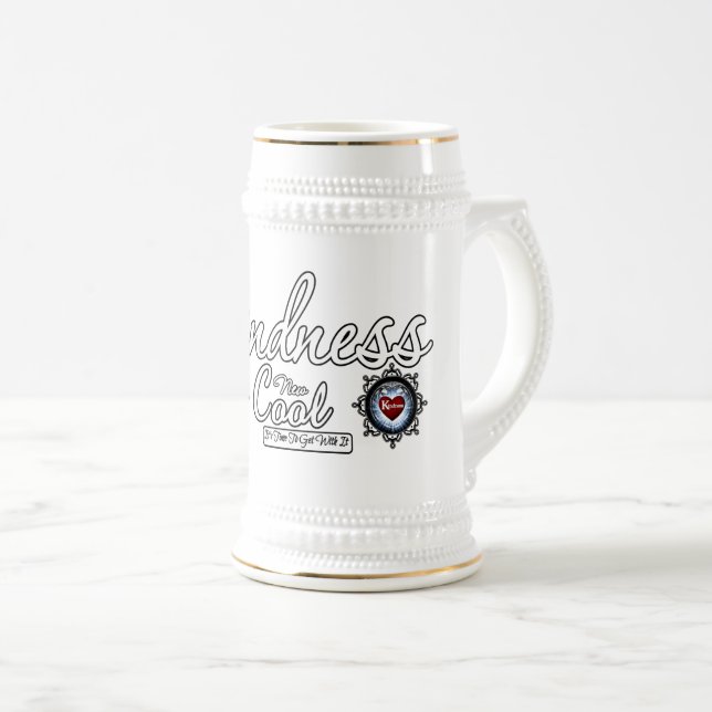 Kindness Is The New Cool Beer Stein (Front Right)
