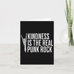 Kindness Is The Real Punk Rock Music Rocker Social Card