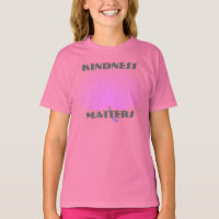 Kindness Matter Open Petals Pink Flower