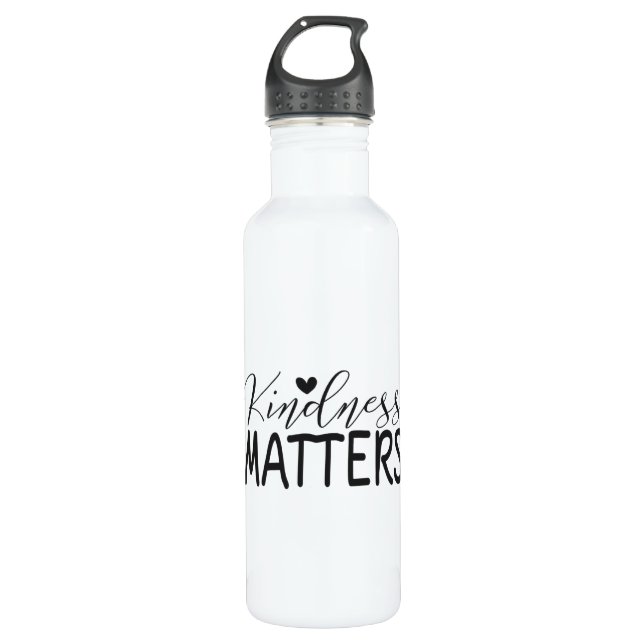 Kindness matters 710 ml water bottle (Front)