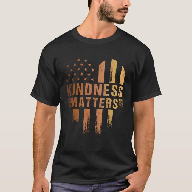 Kindness Matters Anti Bullying Diversity Inclusion T-Shirt (Front)