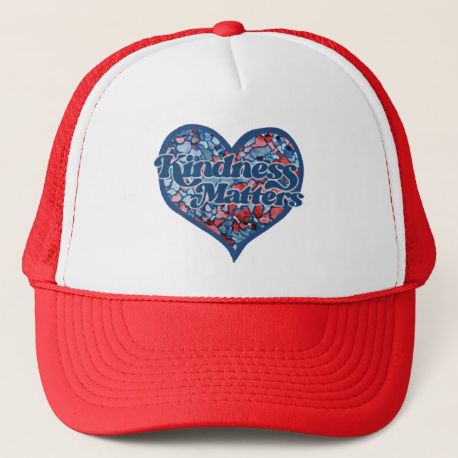 Kindness Matters heart                             Trucker Hat (Front)