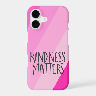 Kindness Matters, Modern Feminine Girly Pink 
