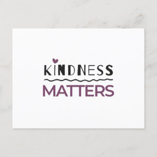 Kindness matters postcard