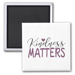 Kindness matters stainless steel water bottle magnet