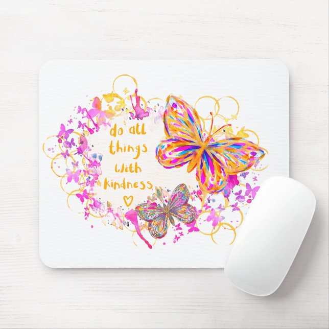 Kindness  mouse pad (With Mouse)