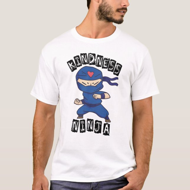 Kindness Ninja, Fight against Bullying T-Shirt (Front)