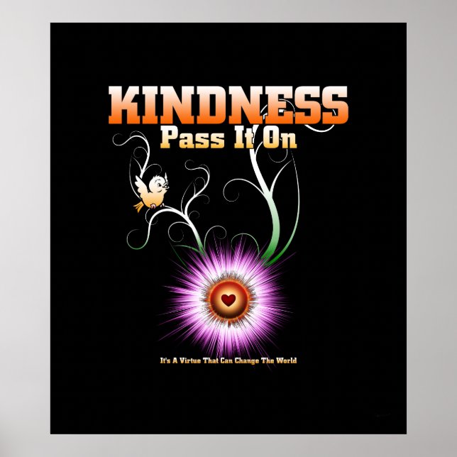 KINDNESS - Pass It On Archival Poster (Front)