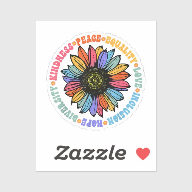 Kindness Peace Equality Love Hope Diversity Human  (Sheet)