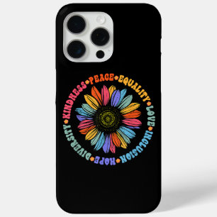 Kindness Peace Equality Love Hope Diversity Human iPhone 15 Pro Max Case