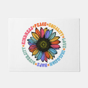 Kindness Peace Equality Love Hope Diversity Human  Doormat