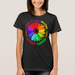 Kindness Peace Equality Love Inclusion Hope Divers T-Shirt