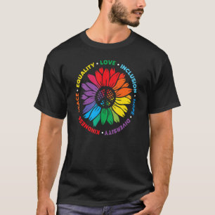 Kindness Peace Equality Love Inclusion Hope Divers T-Shirt