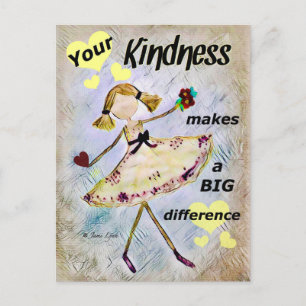 Kindness Postcards custom design personalized