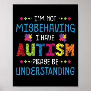Kindness Ribbon Heart Autism Awareness _6  Poster