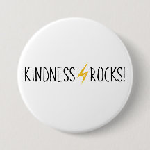 Kindness Rocks Simple Logo Button