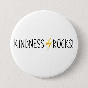 Kindness Rocks Simple Logo Button