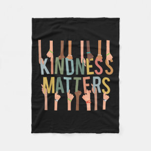 Kindness S Anti-bullying Diversity Inclusion Fleece Blanket
