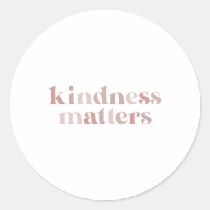 Kindness S Peony Pink Sticker