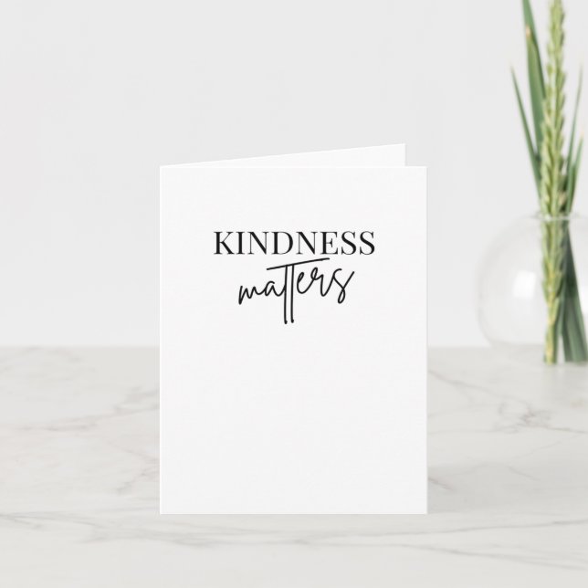 Kindness S Sticker18  Card (Front)