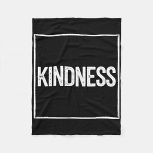 Kindness Sticker  Fleece Blanket