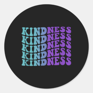 Kindness, Suicide Prevention Awareness  Classic Round Sticker