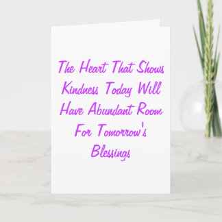 Kindness Thank You Card