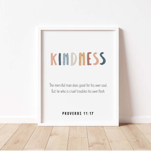 Kindness the fruit of the spirit poster