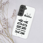 Kindof Classy Kindof Hood Monogram Add Name Samsung Galaxy Case<br><div class="desc">Modern and practical Samsung case adorned with your name and initial.</div>