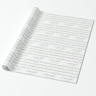 Kindred Spirits Are Not Scarce Wrapping Paper