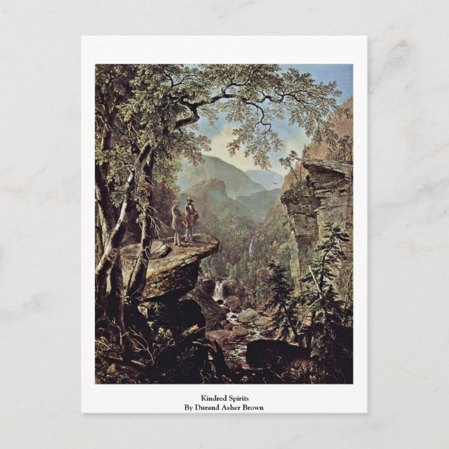 Kindred Spirits By Durand Asher Brown Postcard (Front)