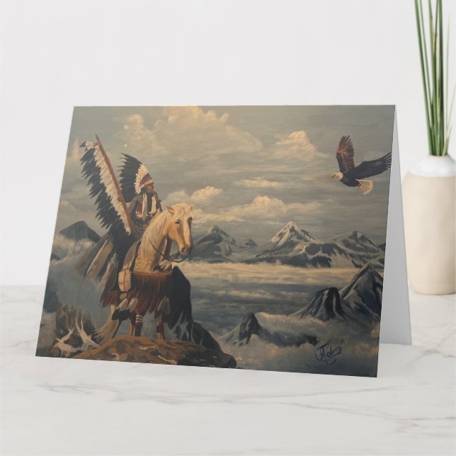 Kindred Spirits, Original by Gary Poling Card (Front)