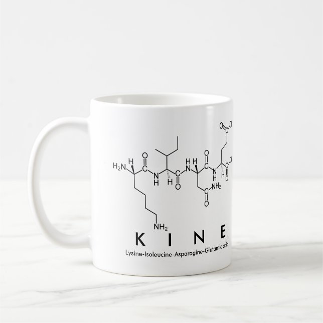 Kine peptide name mug (Left)