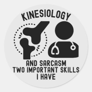 Kinesiologist7, Kinesiology Major Classic Round Sticker