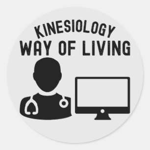 Kinesiology- Way of Living Classic Round Sticker