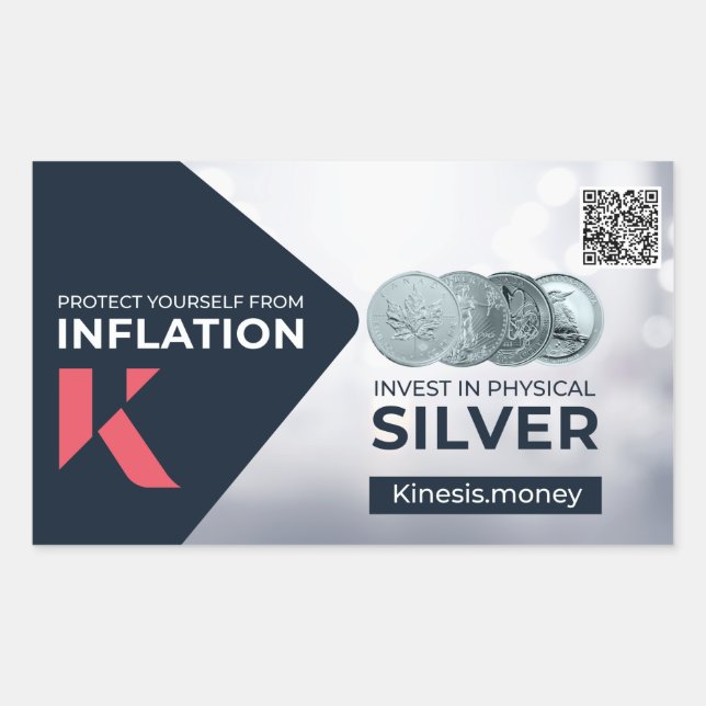 Kinesis Sticker 1 with the Makers Referral QR code (Front)