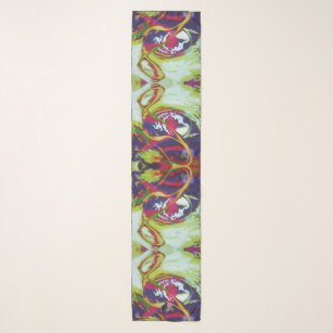 Kinetic Collage Sinuous Scarf