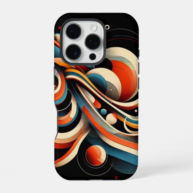Kinetic Orbit iPhone Case (Back)