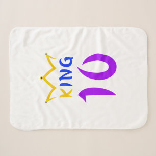 King 10 sherpa blanket