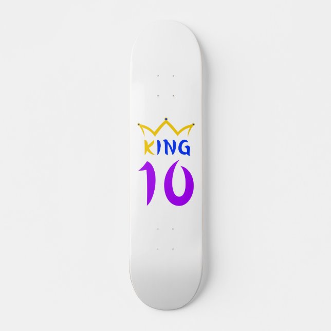 King 10 skateboard (Front)
