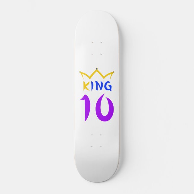 King 10 skateboard (Front)