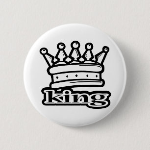 King 2 Inch Round Button