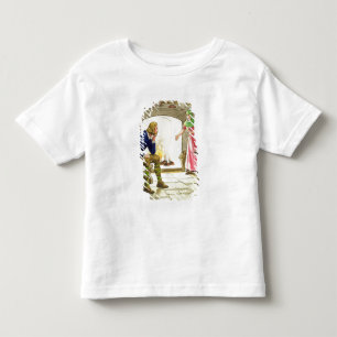 King Alfred (849-99) burning the cakes, from 'Peep Toddler T-shirt